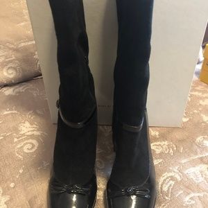 MARC MARC JACOBS MARY JANE Suede Patent Leather De